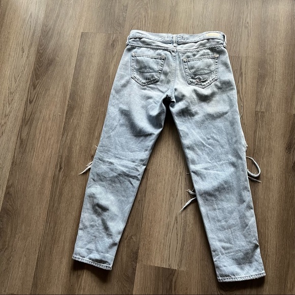 Abercrombie & Fitch Signature Collection Distressed Straight Leg Jeans Sz 25 - Picture 10 of 10